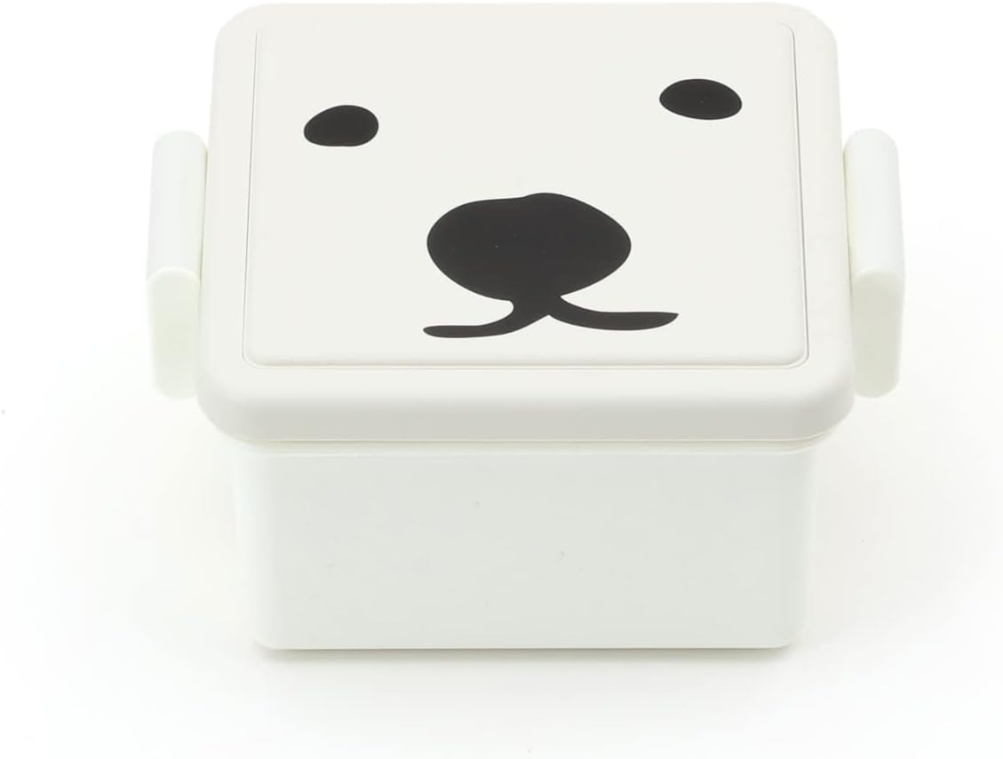 Miyoshi Seisakujyo (三好製作所) GEL-COOma (じぇるくーま) Male Cold Pack One-Piece Rectangular Lunch Box Bento Box 4.3×3.5×2.2 in (11×9×5.5 cm) 7.4 fl oz (220 ml) Easy Clip Buckle Mechanism Storage Container for
