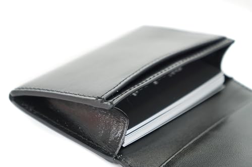 Belkutt Premium Italian Leather Business Card Holder, Genuine Leather, Vegetable Tanned