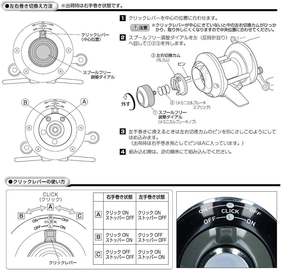 DAIWA Fishing Fishing Reel Coronet II Red/Yellow/Orange/Black
