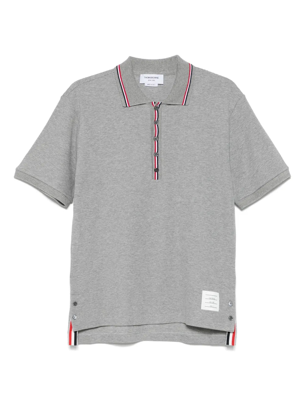 Thom Thom Browne Cotton Polo With Logo Embroidery - Image 6