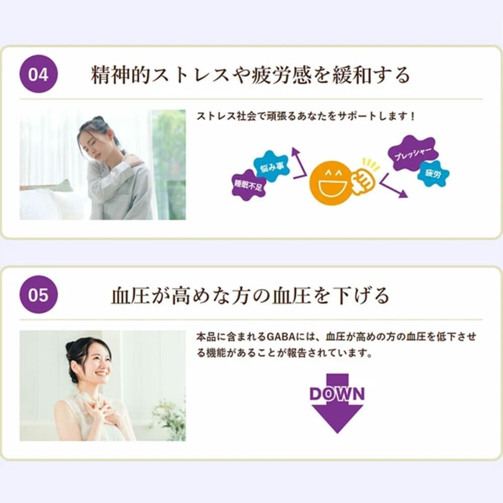 睡眠の質 GABA ローヤルゼリー 機能性表示食品 国内製造 180粒 約90日分 3袋セット 睡眠サポート 肌の弾力サポート 美容サプリ ビタミンB群 鉄配合