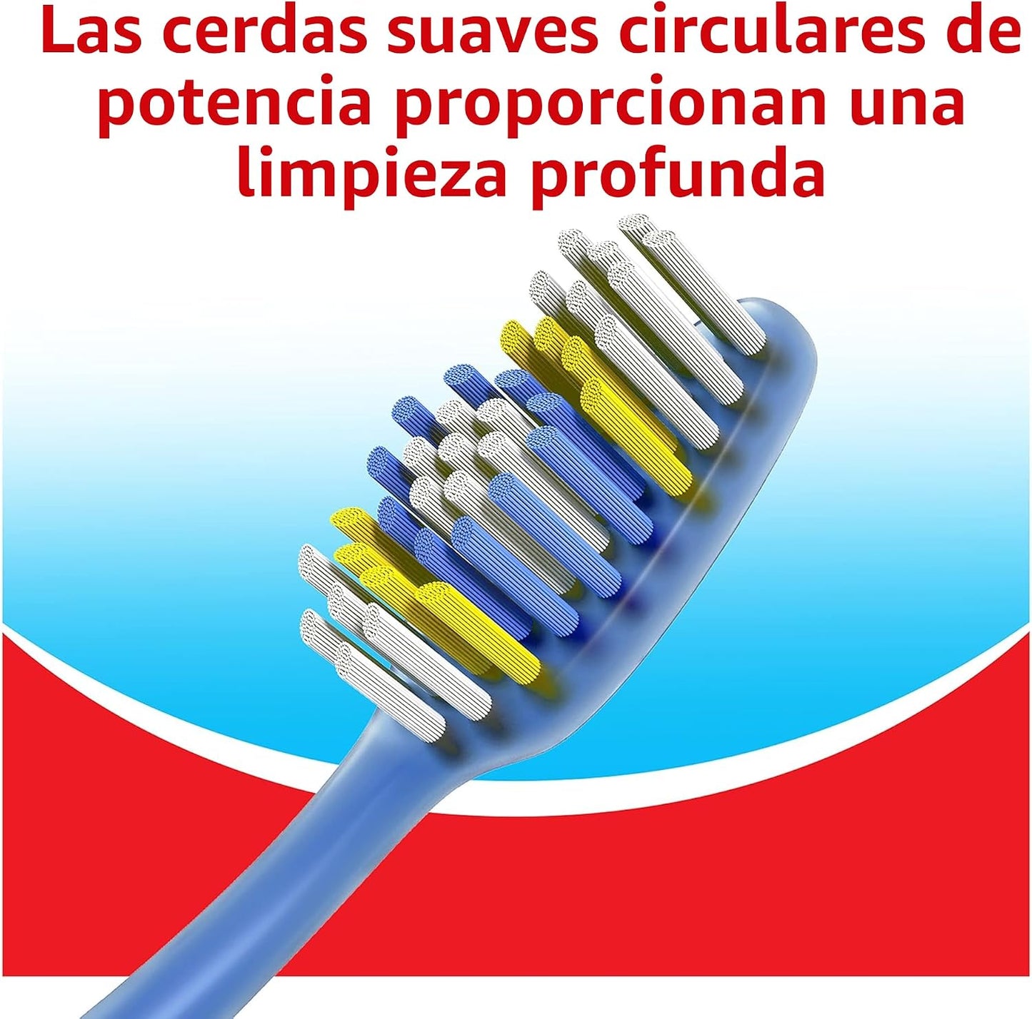 Cepillo de dientes Colgate Extra Clean, cepillo de dientes suave para adultos, 6 unidades (paquete de 1)
