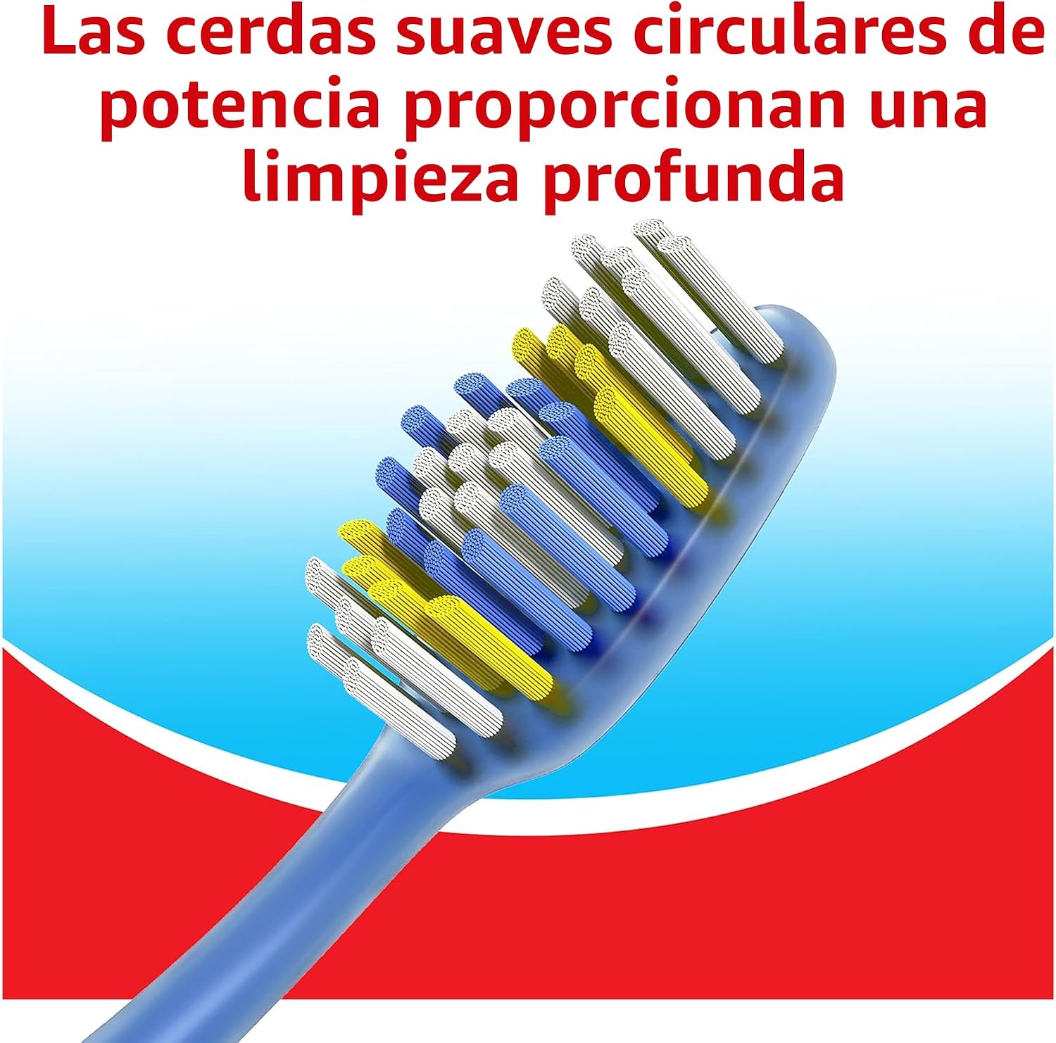 Cepillo de dientes Colgate Extra Clean, cepillo de dientes suave para adultos, 6 unidades (paquete de 1)