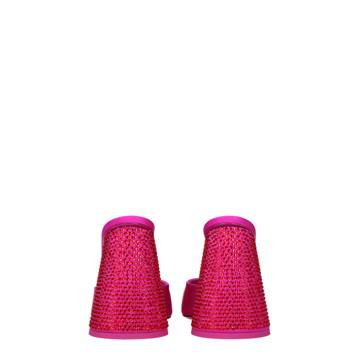 The ペントハウスサンダルluz Womens Satin Fuxia/Red - Image 6