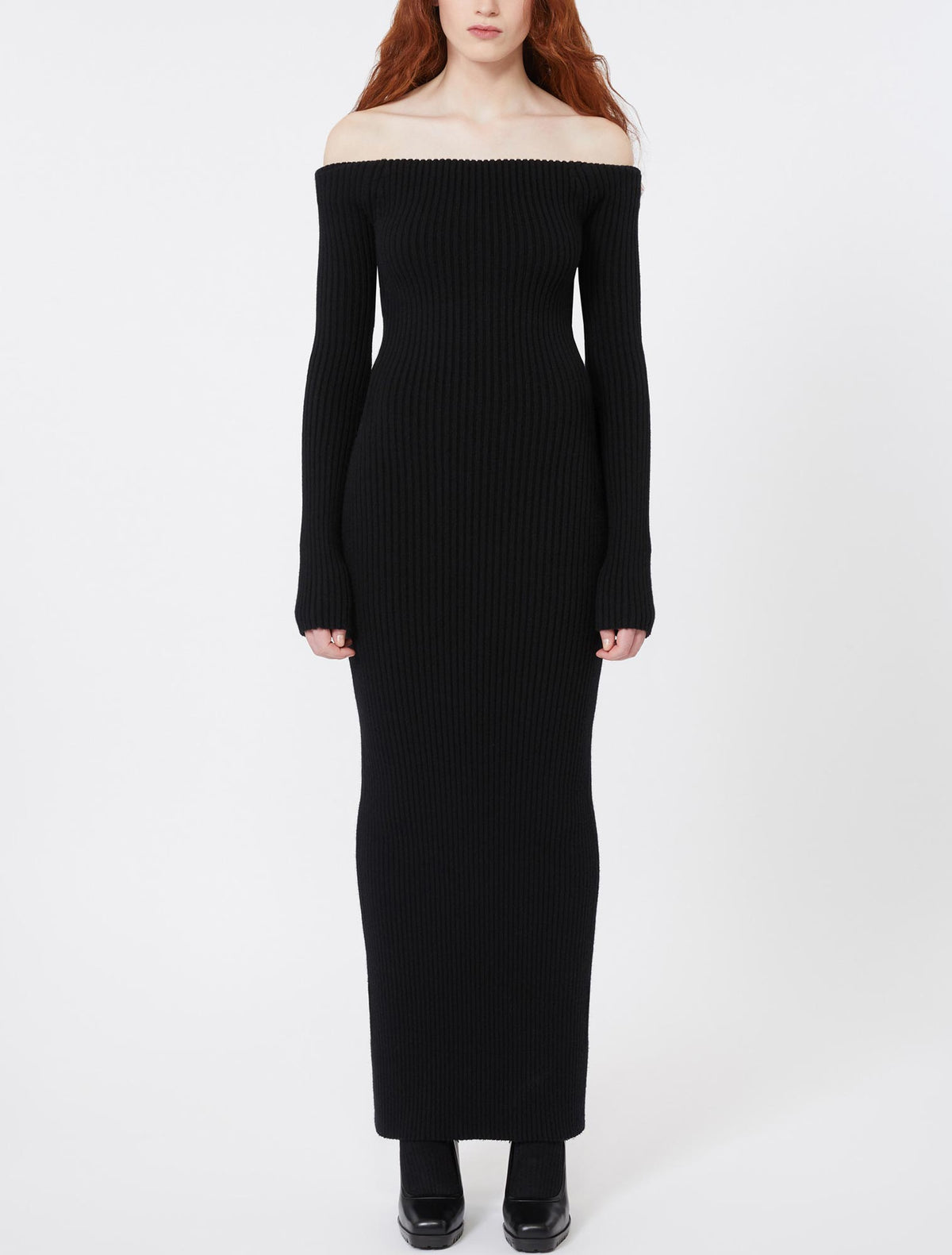 Max マックス・マラは黒いドレスを着ています - Image 6