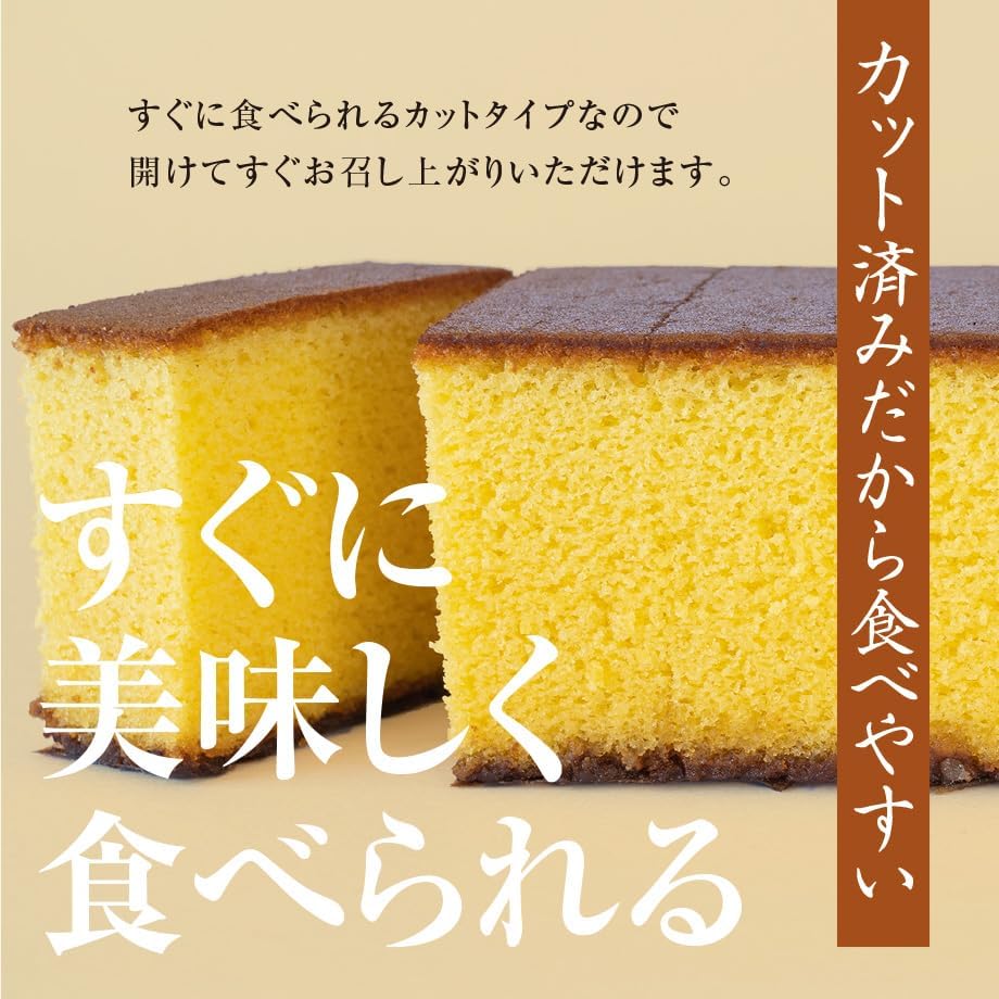 Settella Nagasaki Castella Gift (Set of 10 Pieces) Sweets, Year-end Celebration, Housewarming Companion