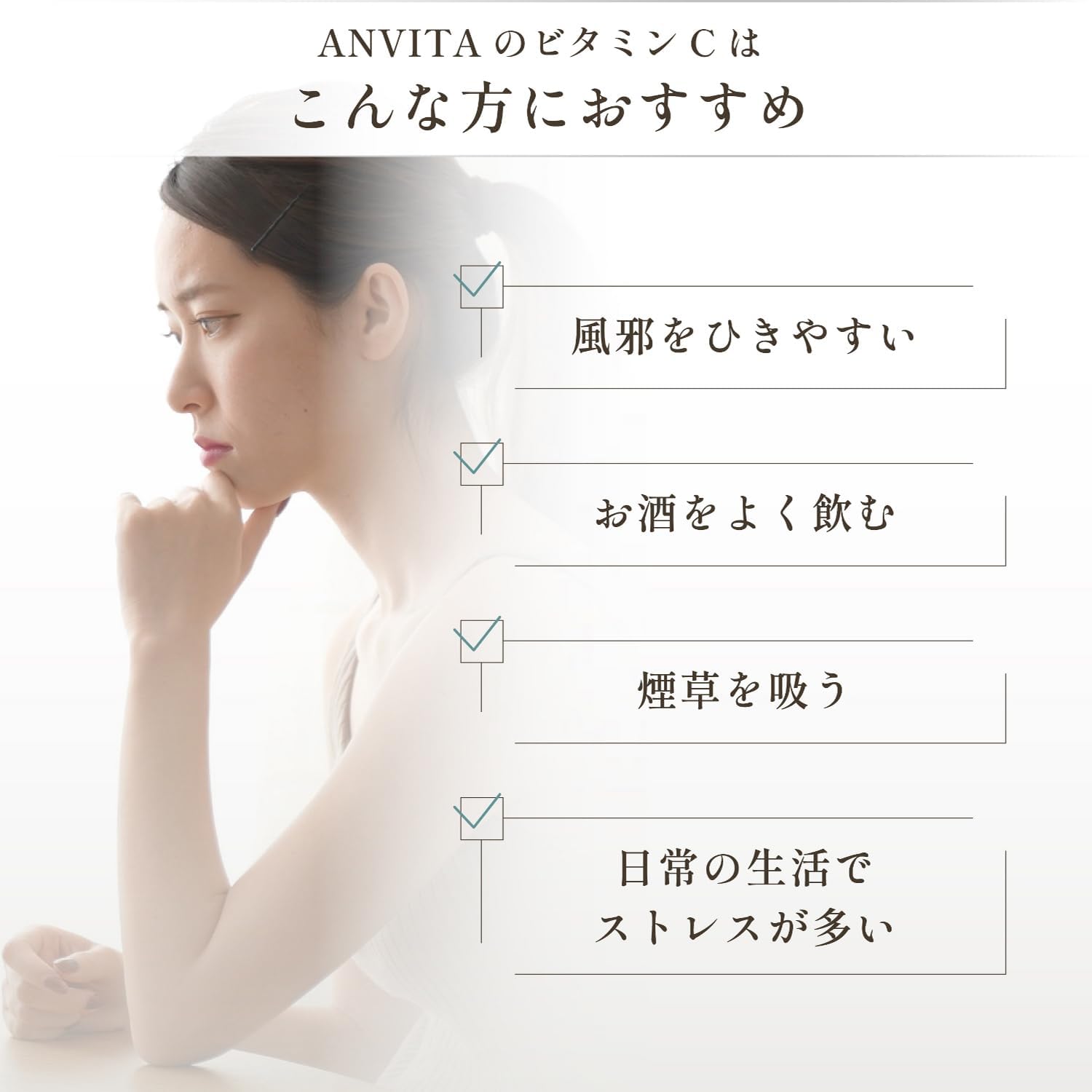 ANVITA Vitamin C 1000 mg 31 Day Supply (62 Tablets) UK-sourced Q®-C Domestically Manufactured No Added Colorants, Fragrances, or Preservatives ANVITA