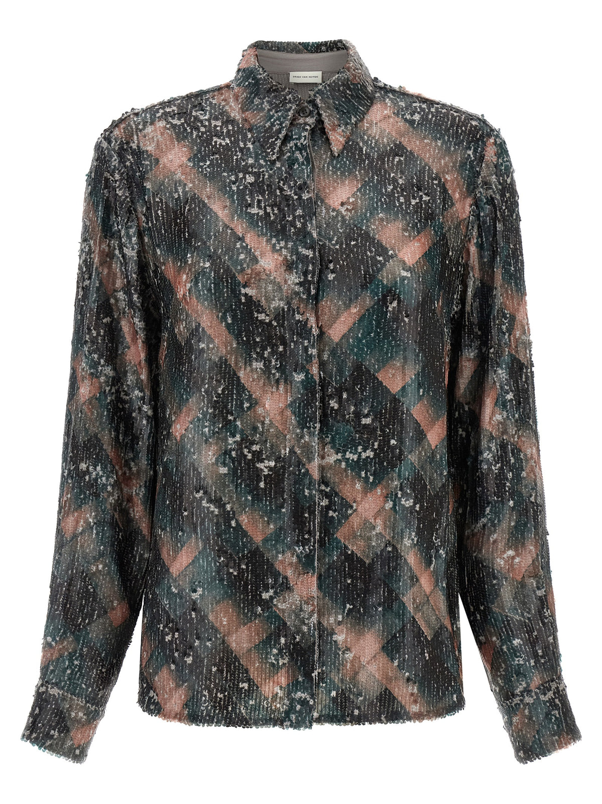 Monot Dries Van Noten 'Chowy Emb'シャツを乾かします - Image 6