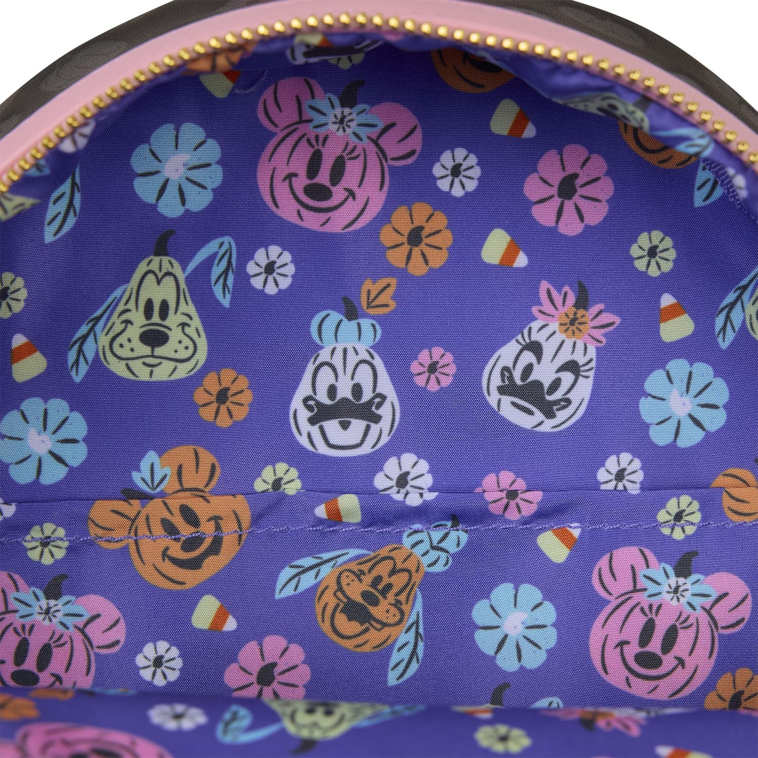 Loungefly Mini mochila de calabaza de Minnie Mouse de Disney