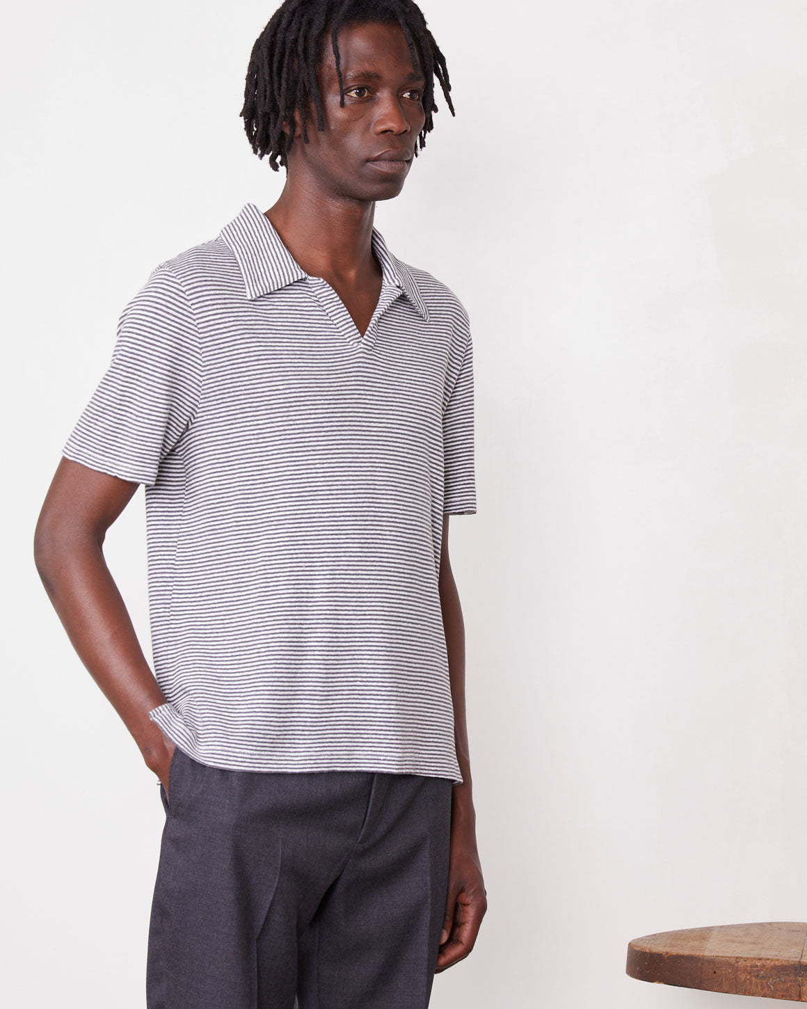 Off Officine Generale T Shirts And Polos Grey - Image 6