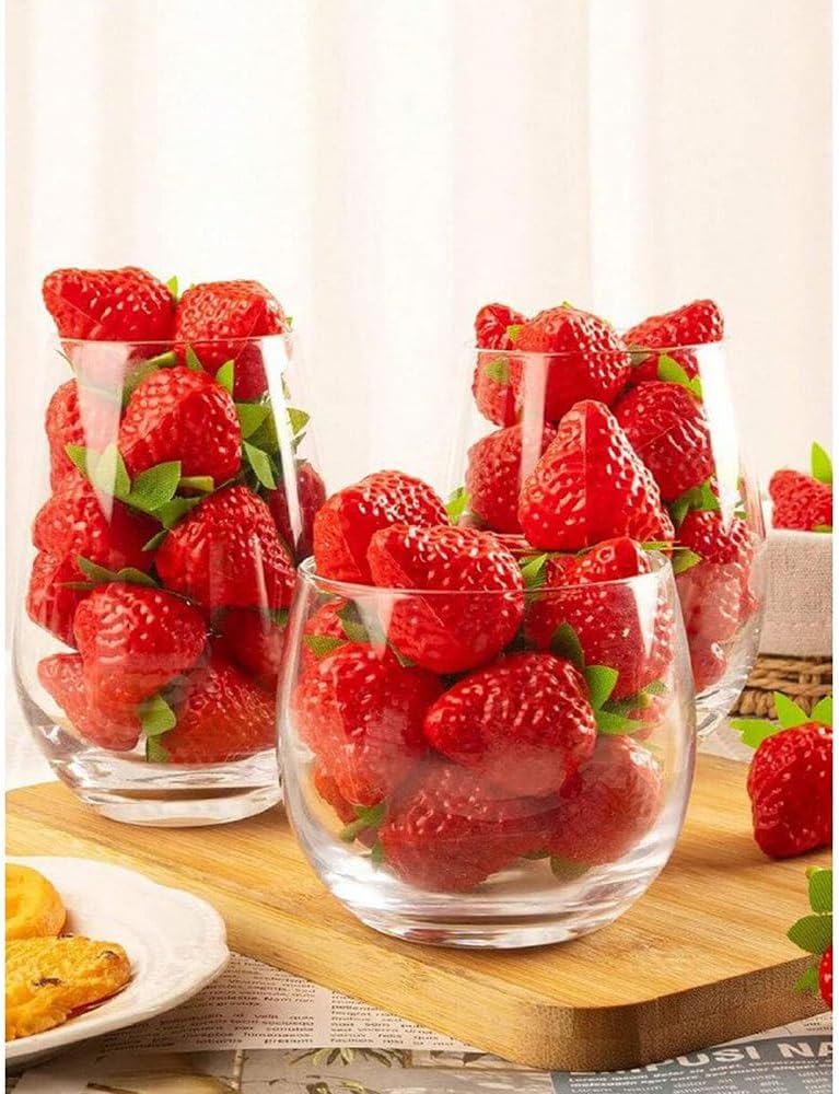 Strawberries, Set of 20, Food Samples, Life-like, For Fruit Shops, Display Etc