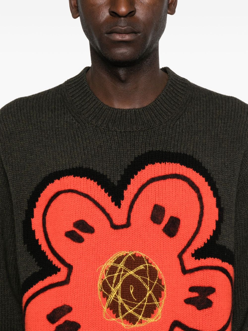 Kenzo Kenzo Futura Wool Crewneck Jumpers - Image 6