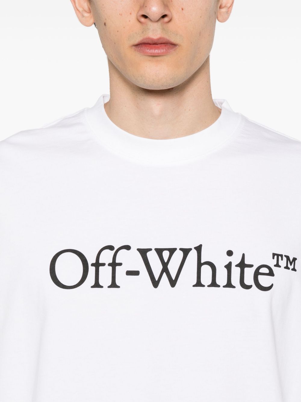 Off Off White Big Bookish Cotton T Shirt - Image 6