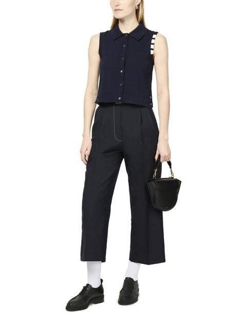 THOM BROWNE 4Bar buttondown sleeveless cropped - Image 6