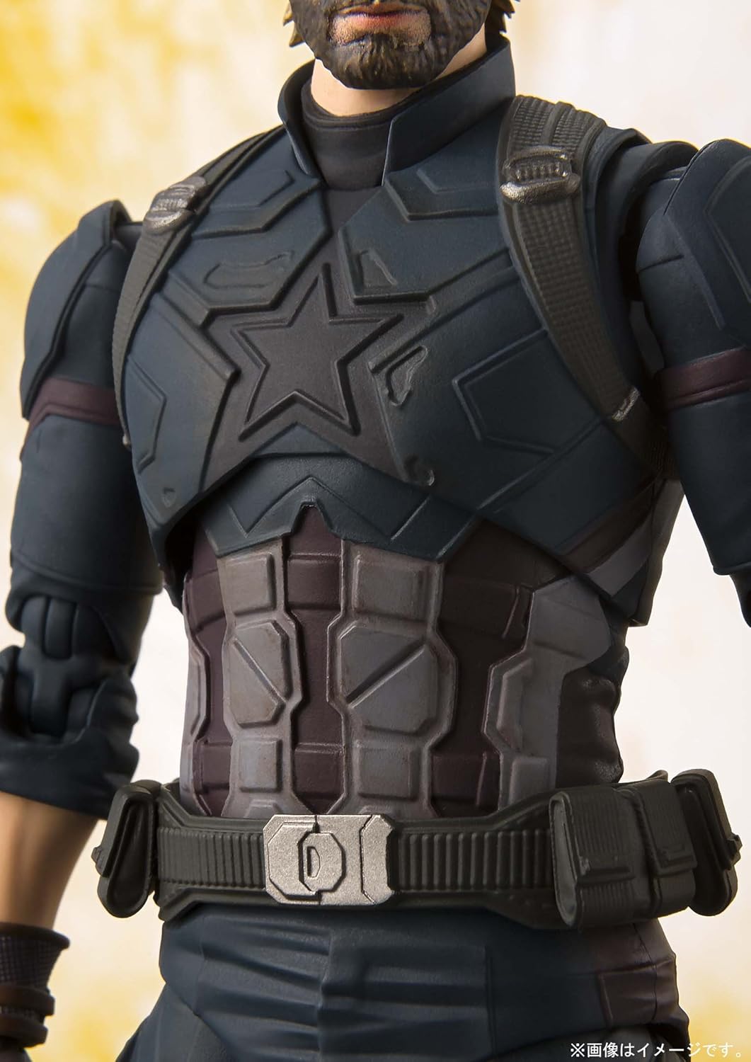 SH Figuarts Avengers: Captain America (Avengers: Infinity War), Approx. 6.1 inches (155 mm), ABS & PVC Pre-painted Complete Action Figure