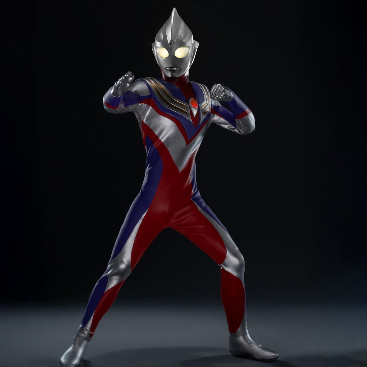 HiPlay Threezero FigZero Ultraman Tiga Multi-Type 3Z05670W0 Action Figure, Painted Finished Product