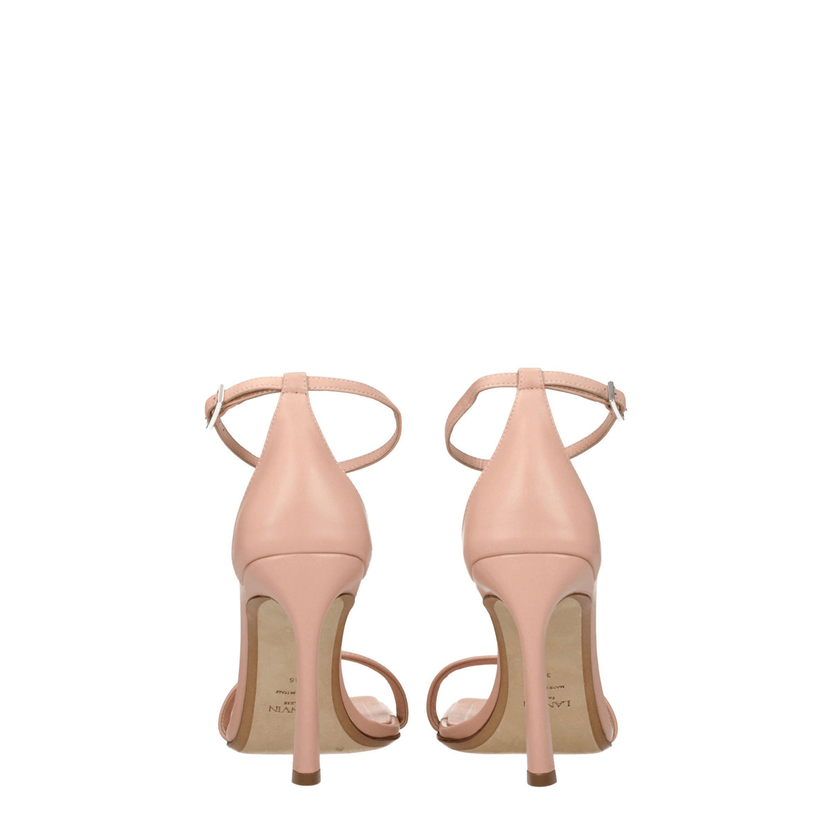 Lanvin ランビンサンダルの女性 'S 革のピンク/アプリコット - Image 6