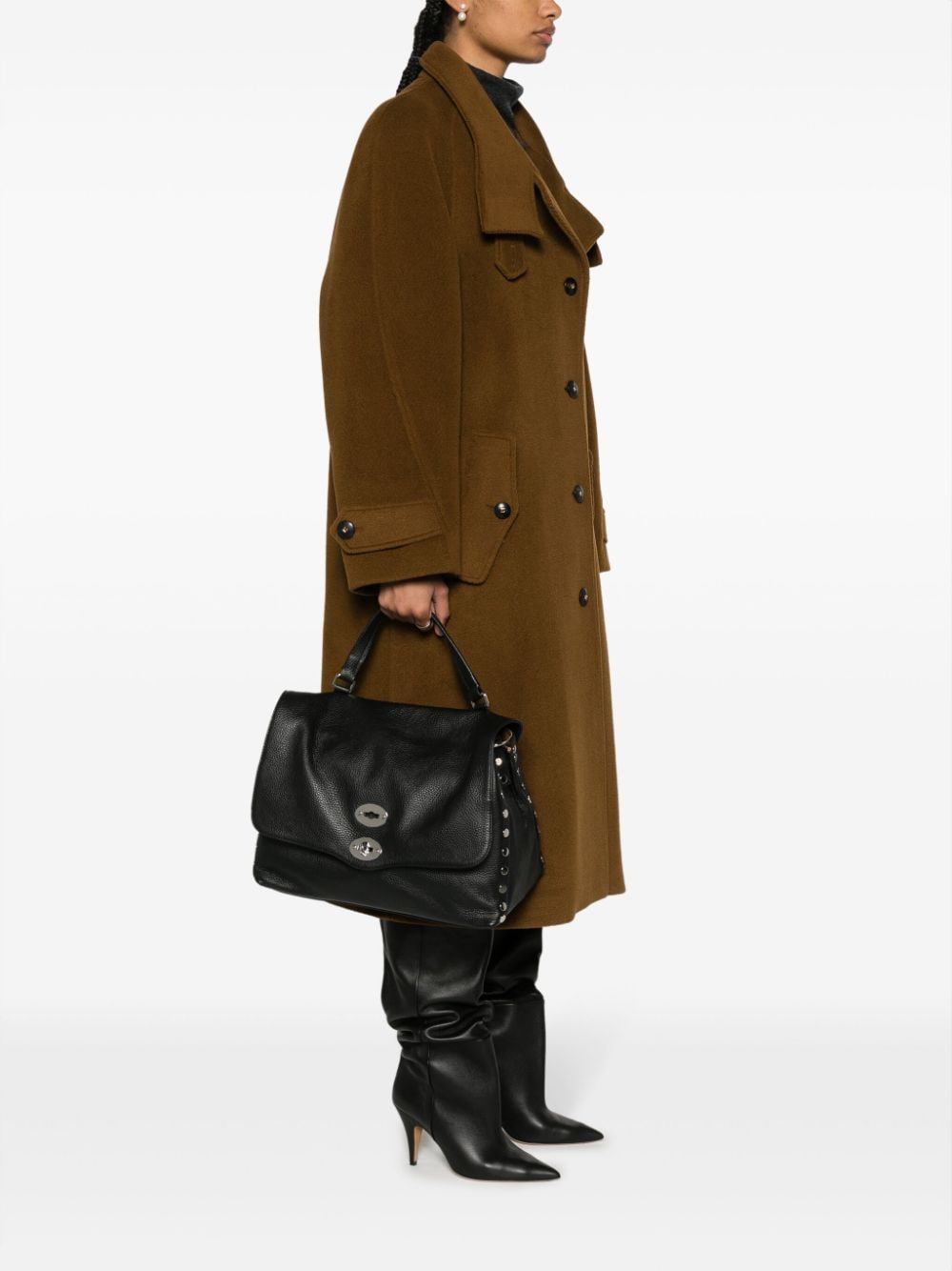 Zanellato Zanellato Postina毎日のミディアムレザーハンドバッグ - Image 6