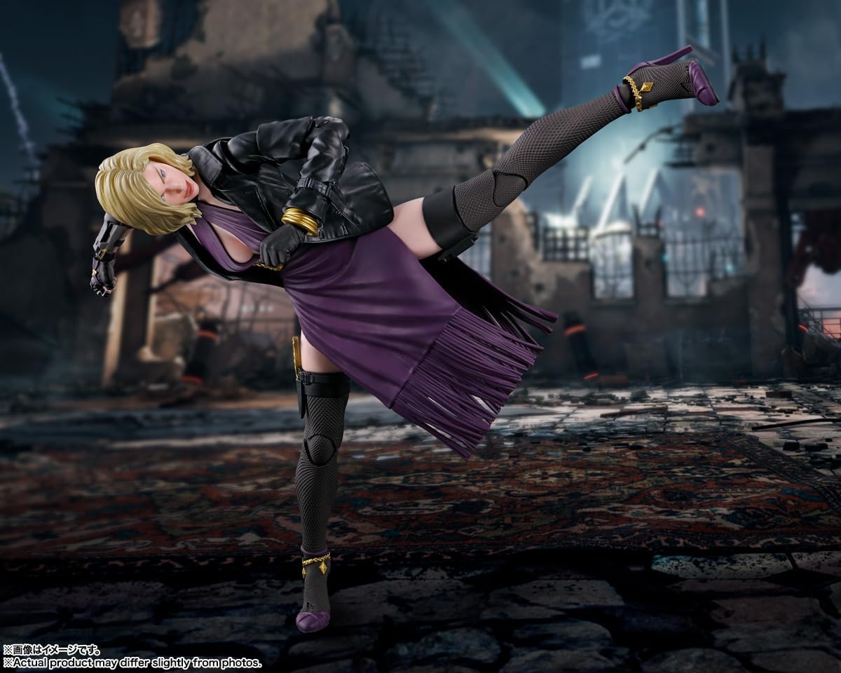 BANDAI SPIRITS S.H. Figuarts TEKKEN 8 Nina Williams Approx. 5.9 inches (150 mm), PVC & ABS, Pre-painted Action Figure