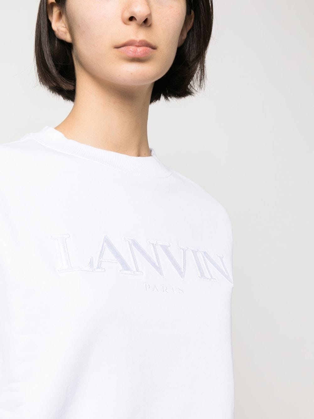 Lanvin Lanvin Classic Lanvin Embroidered Crew Neck - Image 6