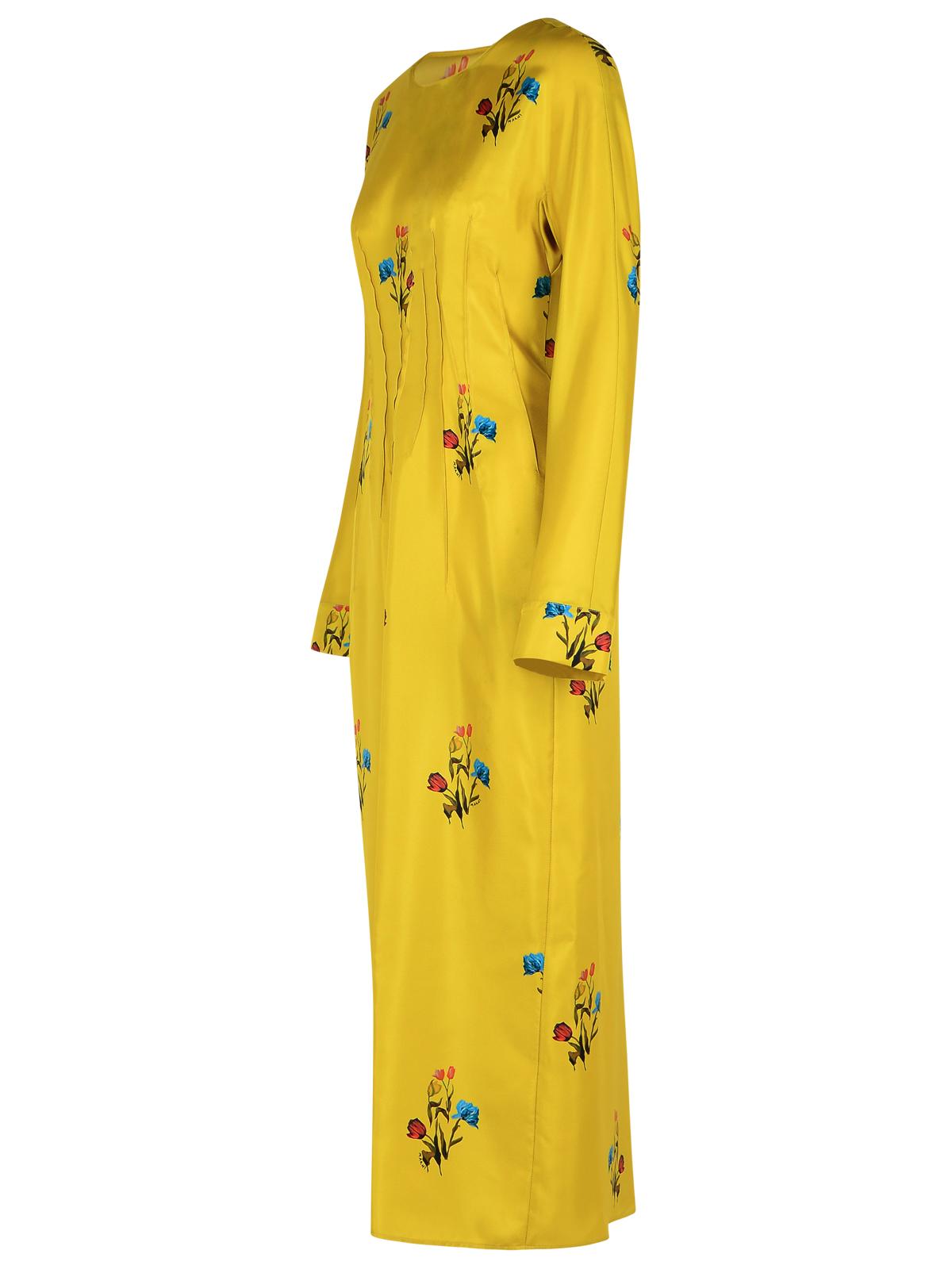 Marni マルニマスタードシルクドレス - Image 6