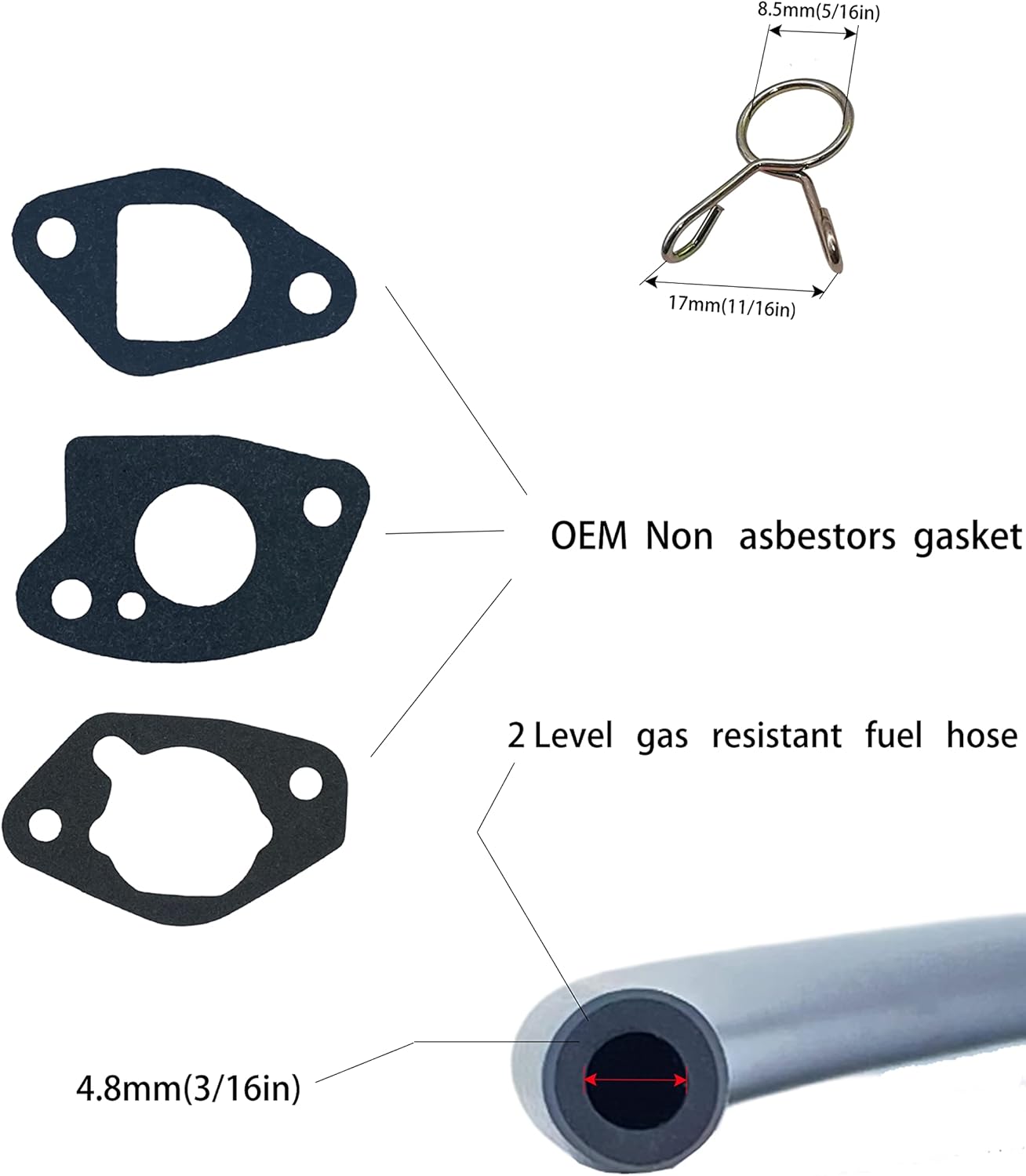 YAMAKATO 発電機 キャブレター ホンダ クローン ジェネラック プレデター チャンピオン GX160 GX200 163cc 196cc 212cc 224cc 天然ガスまたはガソリンで稼働