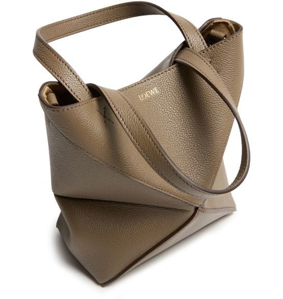 LOEWE Mini Puzzle Fold tote in soft grained calfskin - Image 6