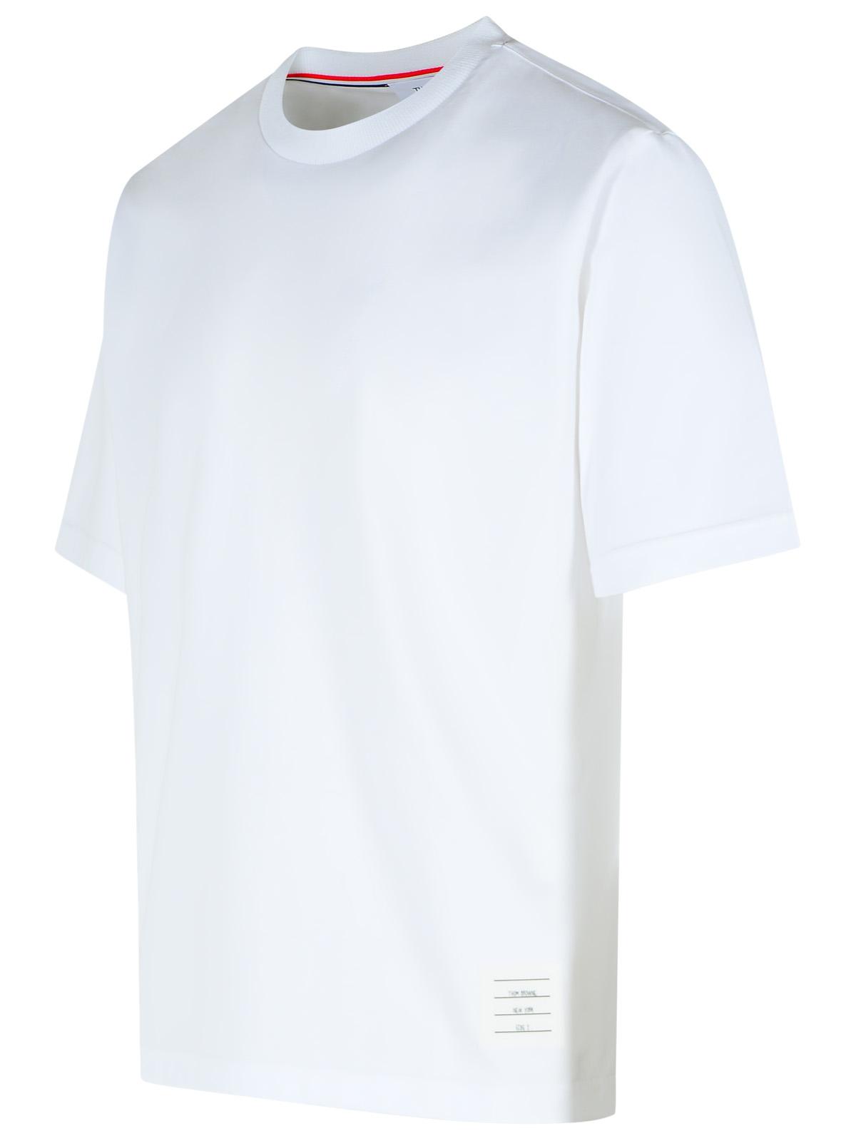 Thom Thom Browne White Cotton T Shirt - Image 6