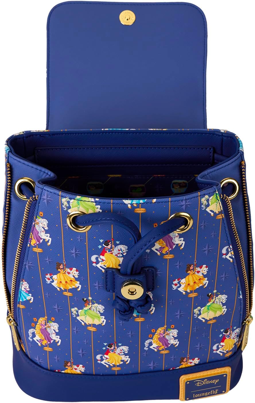 Loungefly Disney Princess Carousel Mini Mochila