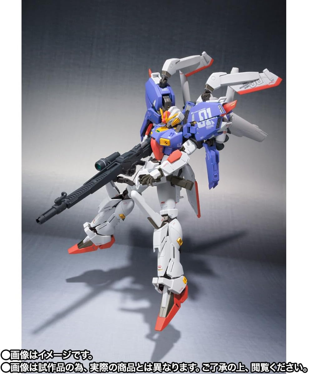 Metal Robot Spirits (Ka Signature) S Gundam Booster Unit Mounted Gundam Sentinel Painted Action Figure