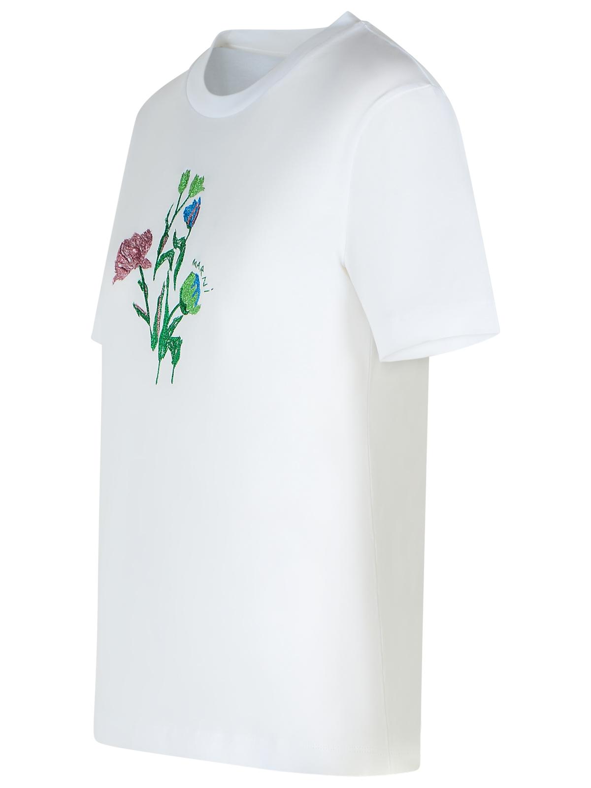 Marni マルニホワイトコットンTシャツ - Image 6