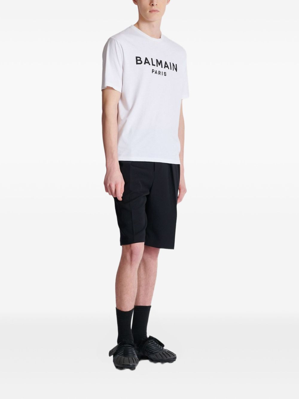 Balmain バルマンTシャツとポロスホワイト - Image 6