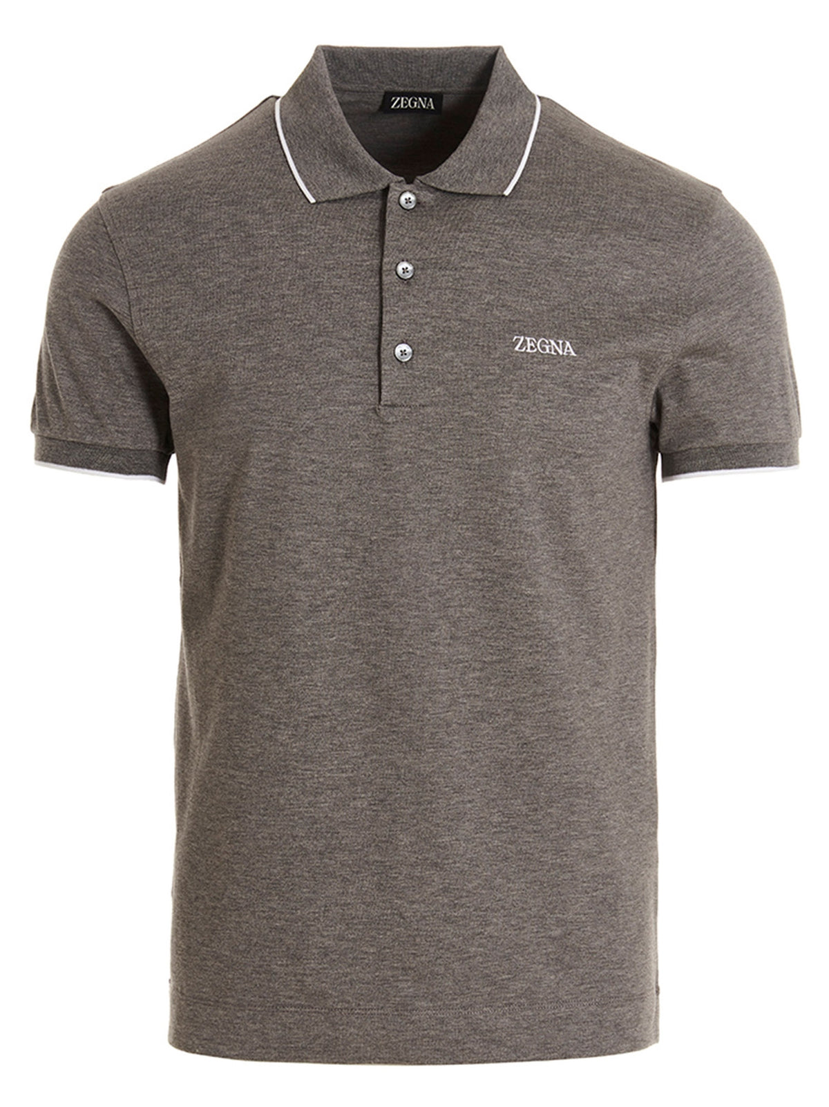 Zegna Zegna Logo Embroidery Polo Shirt - Image 6