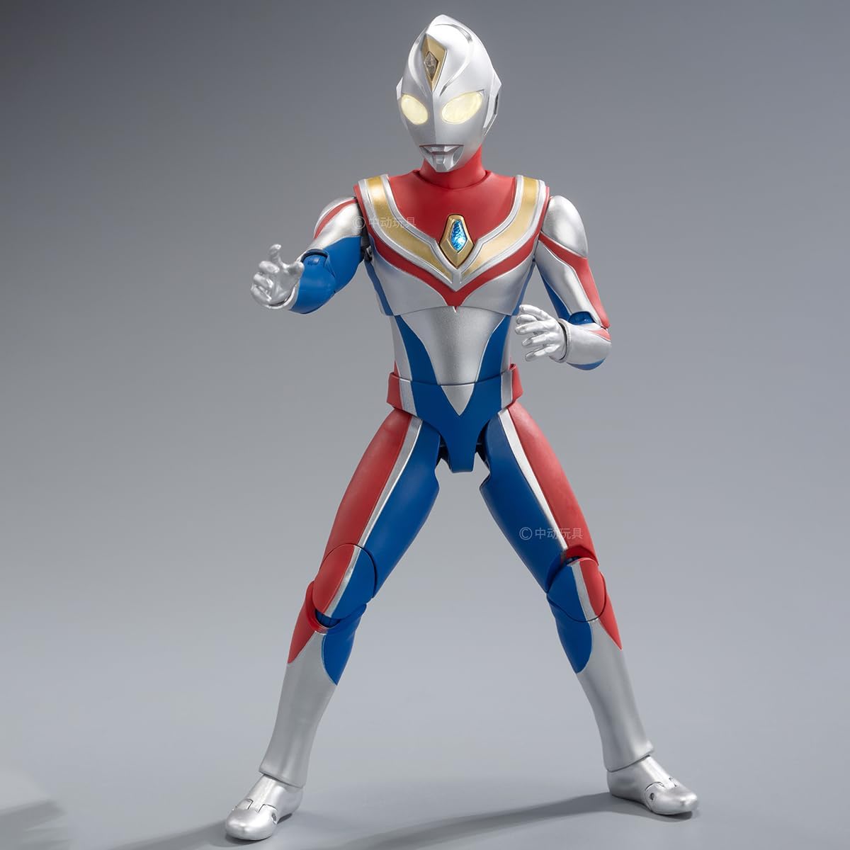 HiPlay 1/10 Ultraman Dyna UL-A02 Luminous Version, Action Figure, Painted Finished Product