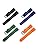 Seiko DAL0BP SKA293J2 SKA291J1 Replacement Watch Band Black / Green / Navy / Orange Mounting Width 20mm 22mm Waterproof Rubber Strap for DAL0BP
