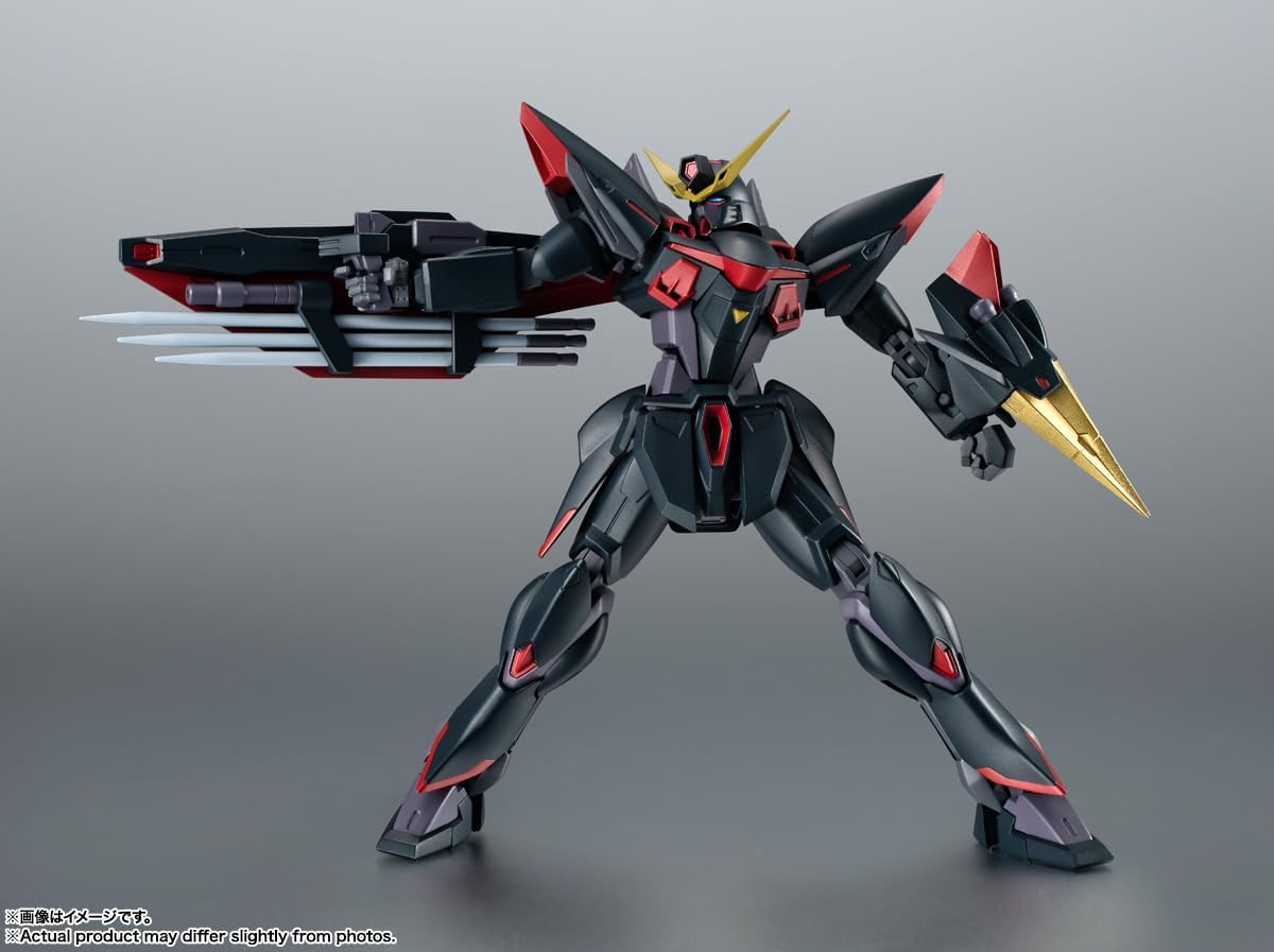 BANDAI SPIRITS ROBOT Spirits Mobile Suit Gundam SEED GAT-X207 Blitz Gundam Ver. A.N.I.M.E. Approx. 4.9 inches (125 mm), ABS & PVC Pre-painted Action Figure