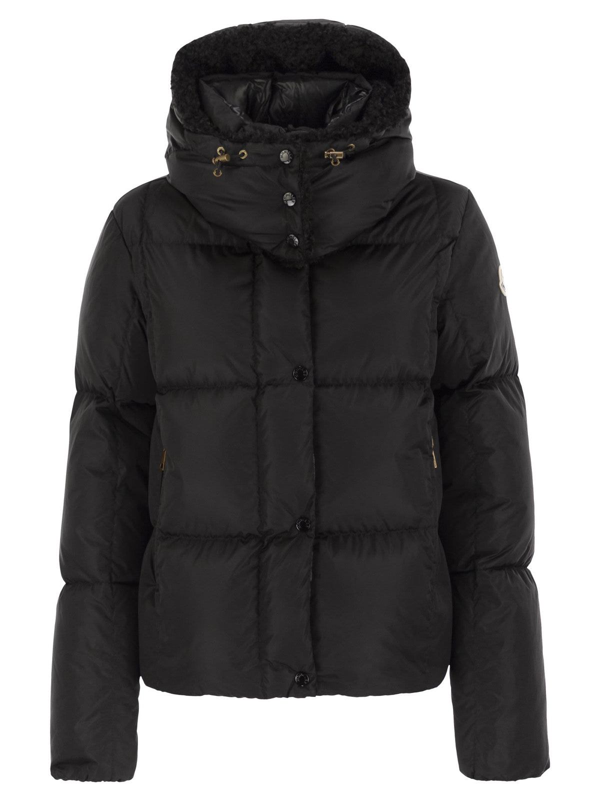 Moncler モンクレールカステルノーフードとスクエアキルティング付きのショートダウンジャケット - Image 6