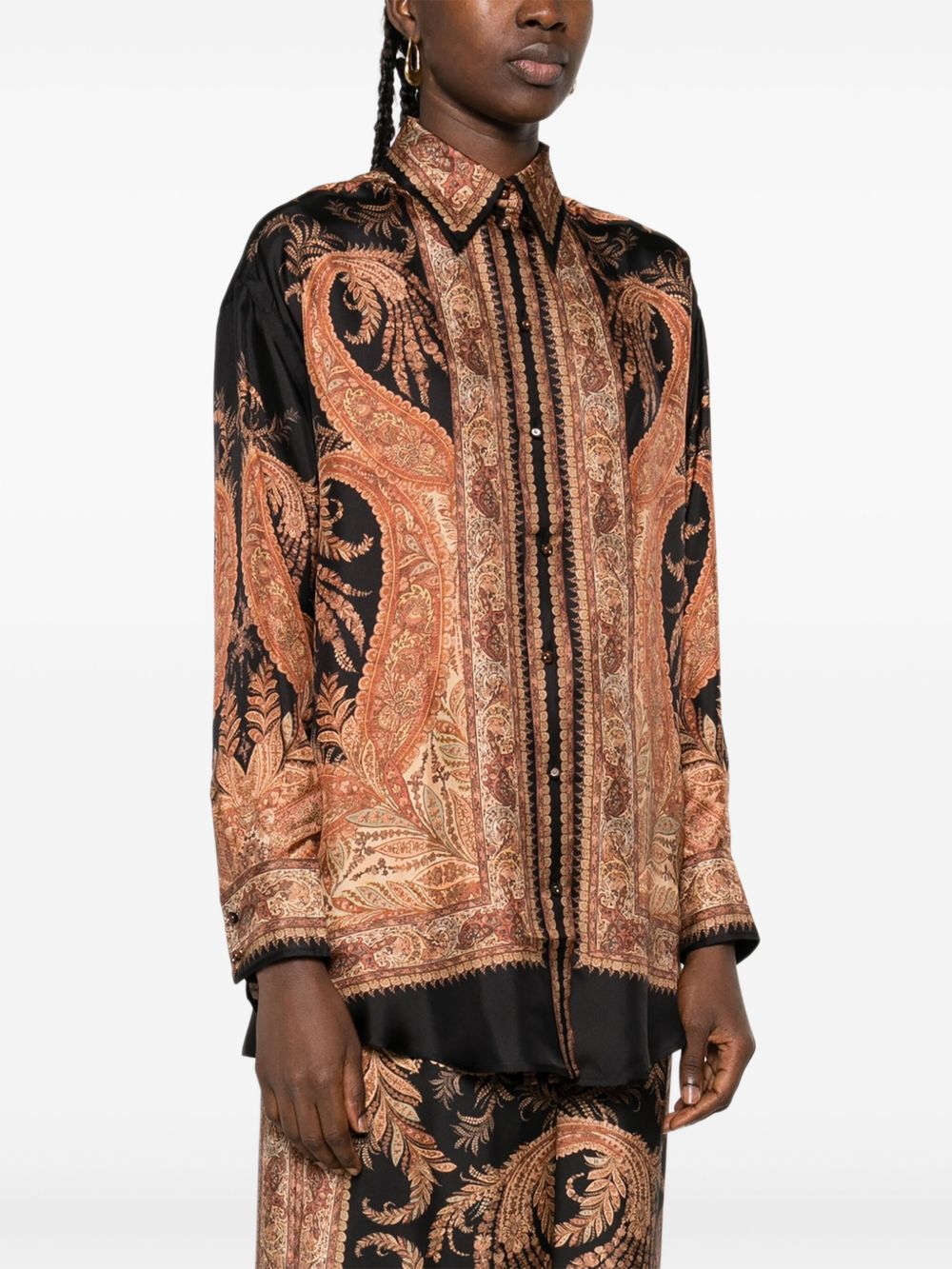 Zimmermann Zimmermann催眠シルクシャツ - Image 6