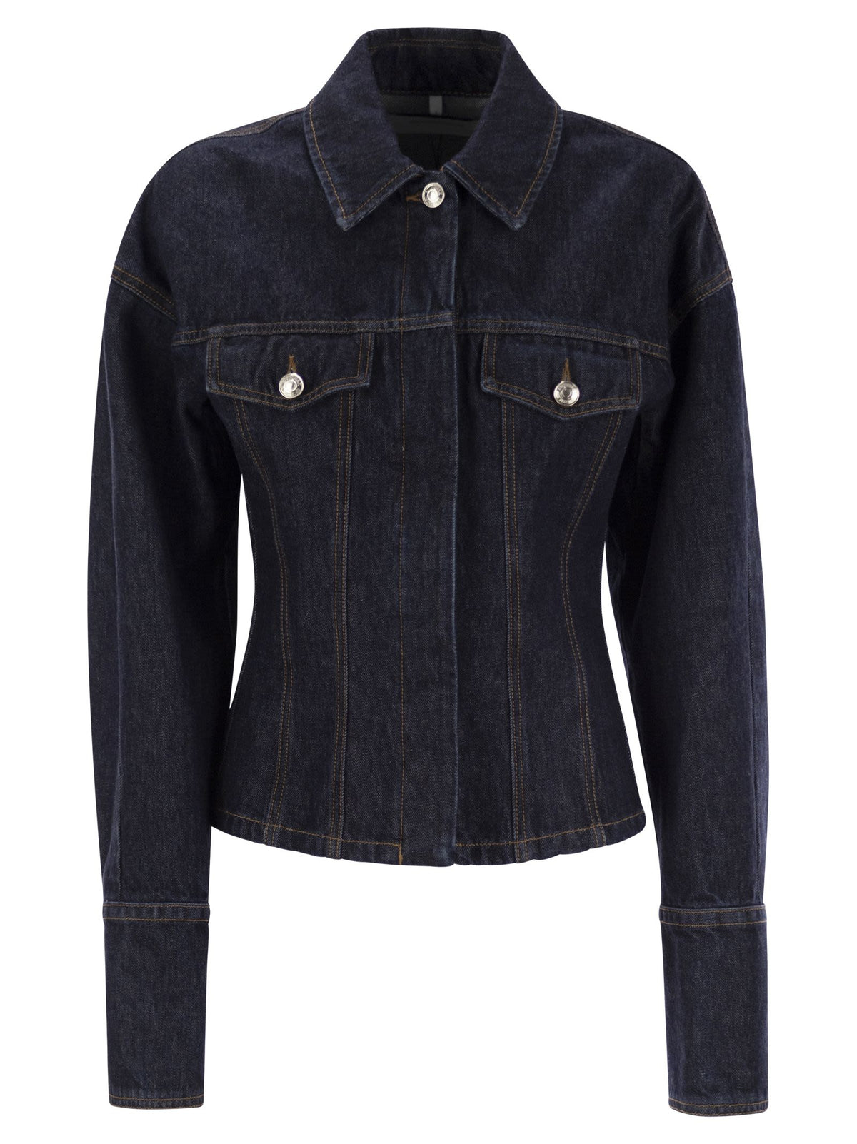Sportmax SportMax Ganceデニムフィットジャケット - Image 6