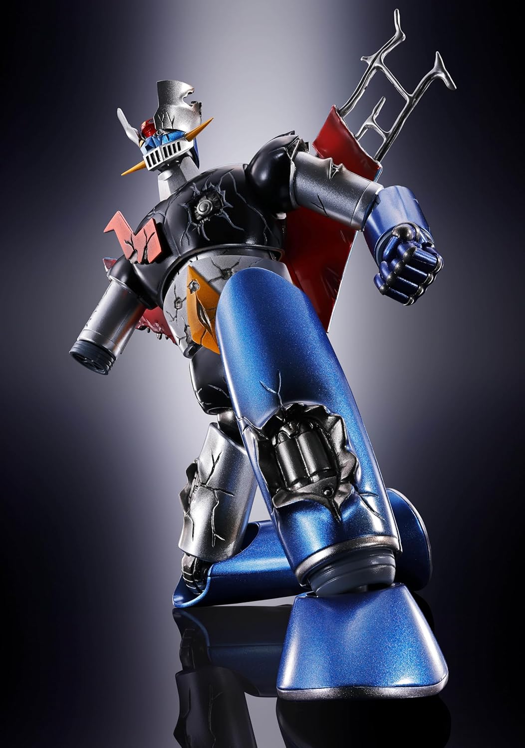 TAMASHII NATIONS Soul of Chogokin GX-105D Mazinger Z Leather Shinka Damaged Version ABS & Die Cast Pre-painted Action Figure BAS61018D