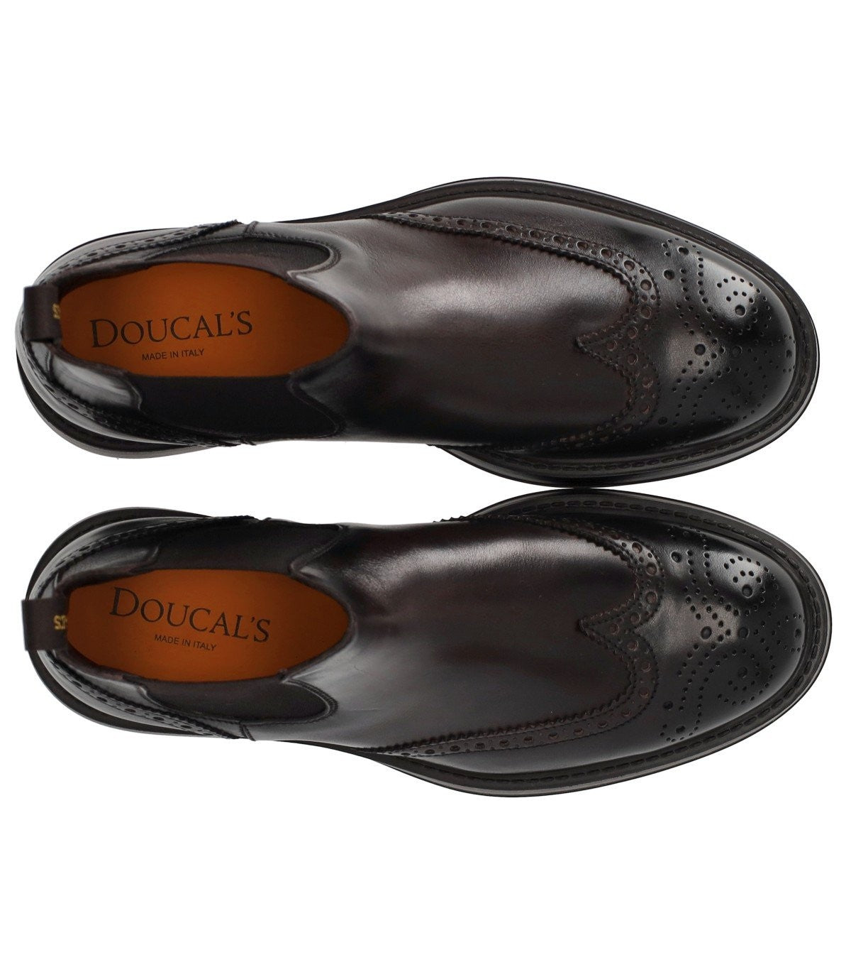 Doucals ドゥーカル 'S Triumph Dark Brown Chelsea Boot - Image 6