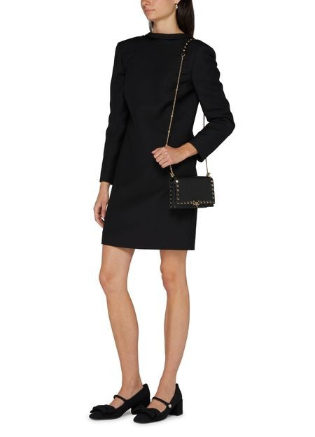 VALENTINO GARAVANI ノット付き クレープ クチュール ショートドレス - Image 6