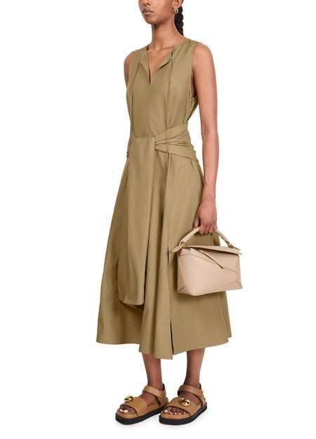 LOEWE Wrap dress in cotton - Image 6