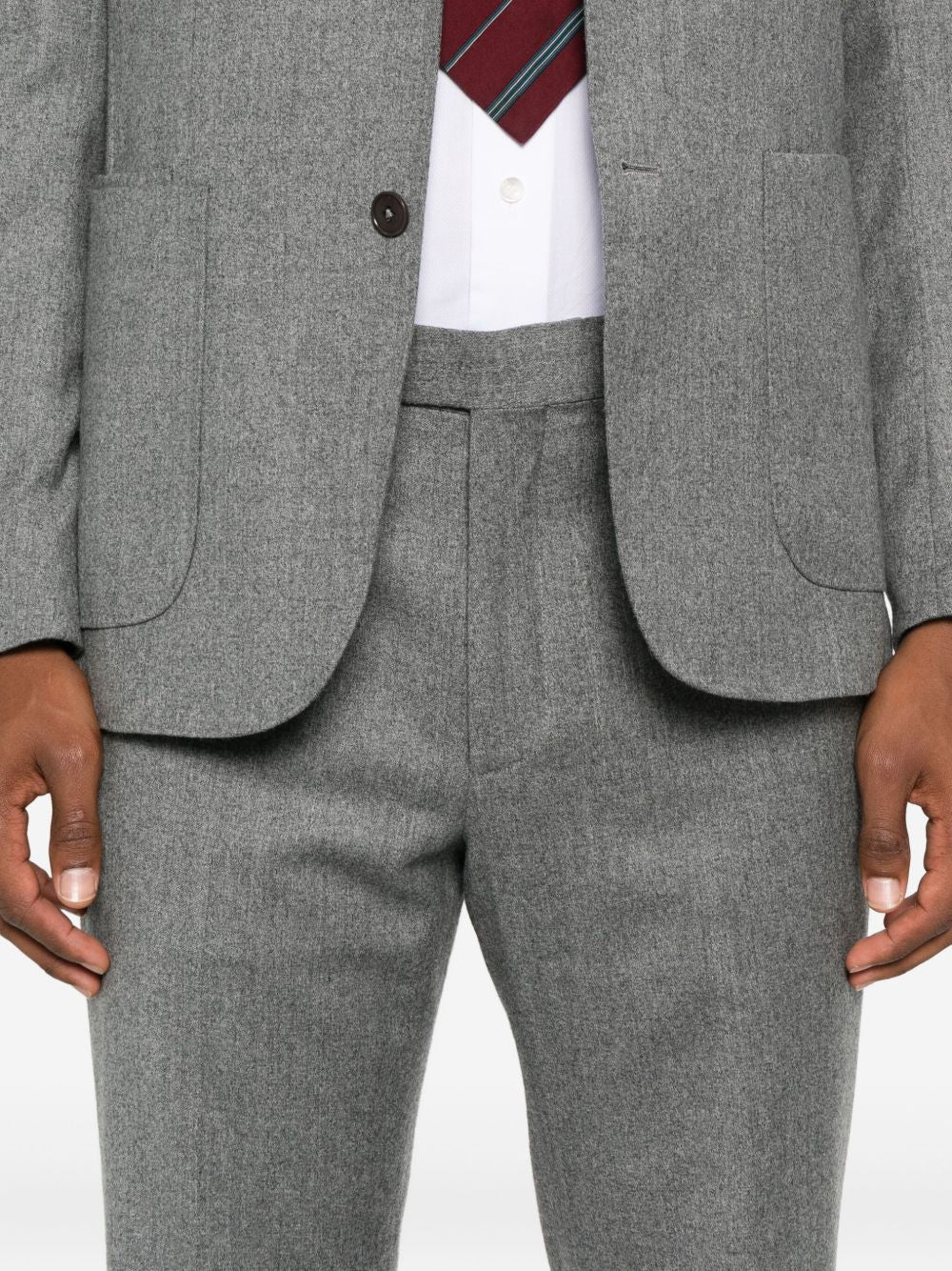Zegna Ermenegildo Zegnaドレスグレー - Image 6