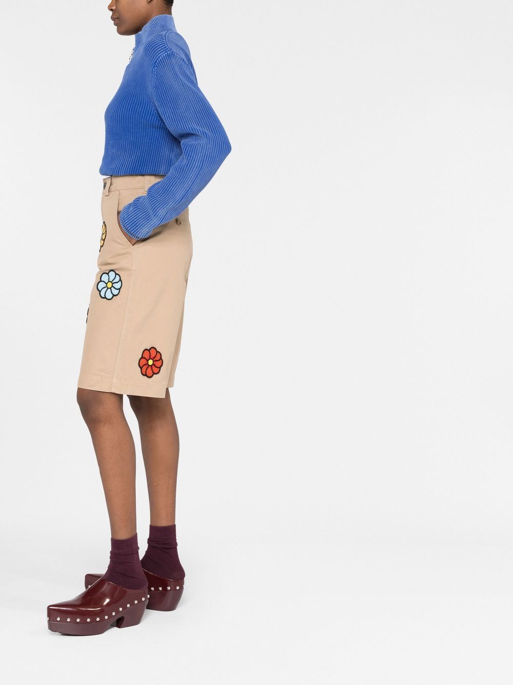 Moncler モンクレールカプセルパッチ付きコットンショーツ - Image 6