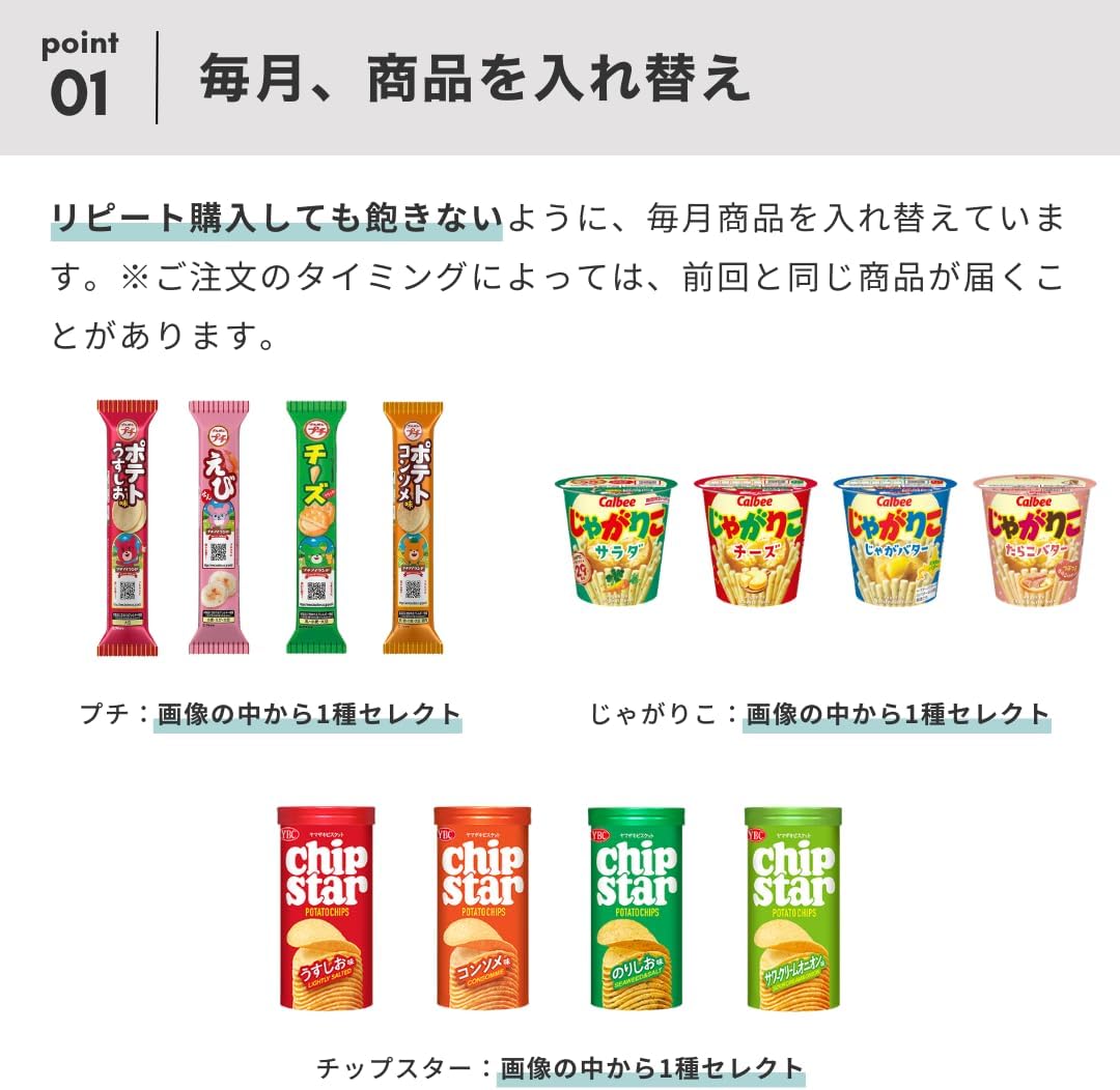 Taste Comparison Set: Assorted Snacks, Famous Brands, 12 Varieties, 12 Pieces (Birthday Present, Event, Gift, Party, Commercial Use)