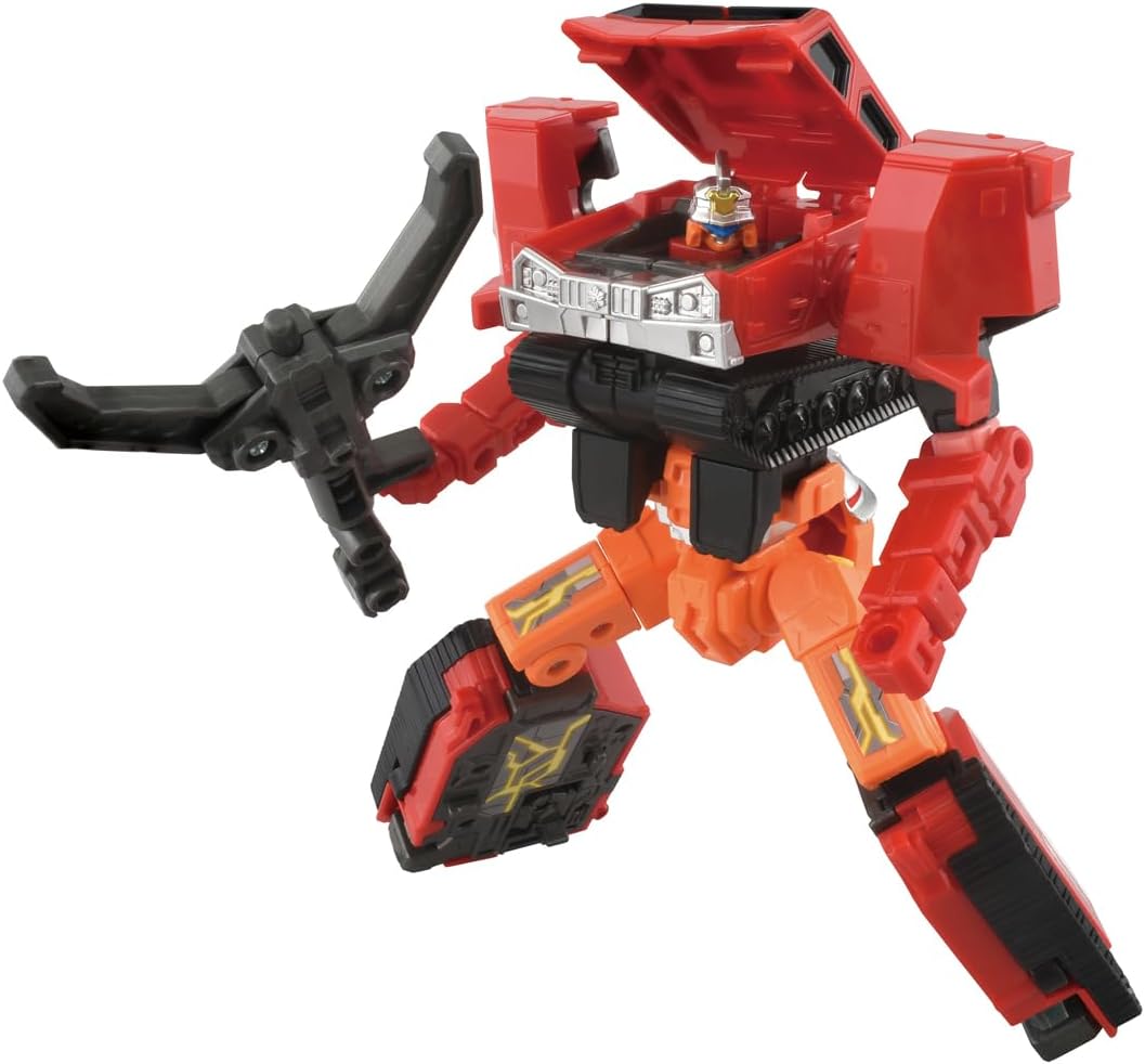 タカラトミー(TAKARA TOMY) トミカ ジョブレイバー TJBDX ハイパーレスキューブレイバー レッドサラマンダー＆スーパーアンビュランス DXセット ミニカー おもちゃ 3歳以上