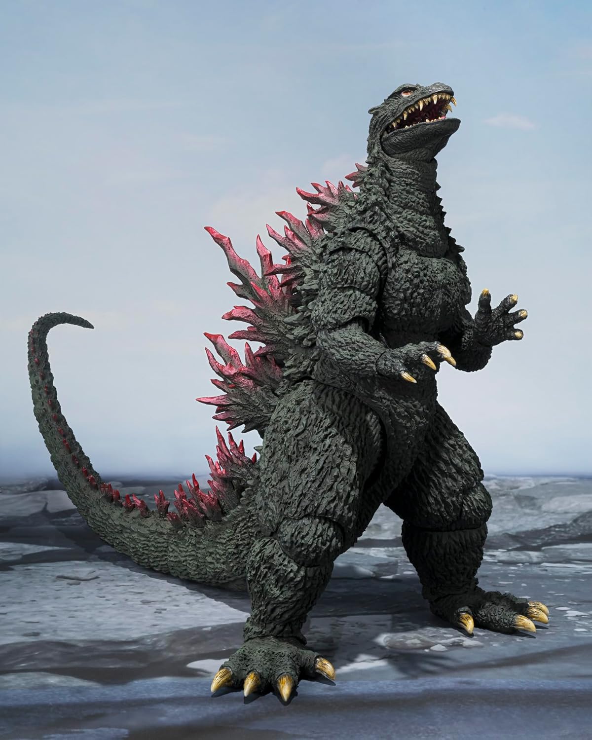 TAMASHII NATIONS S.H. Monster Arts Godzilla x Megagiras G Annihilation Operation Godzilla (2000), Approx. 6.3 inches (160 mm), PVC & ABS Pre-painted Action Figure