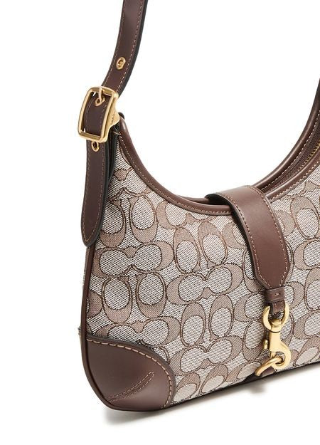 COACH Hamptons signature jacquard hobo bag - Image 6