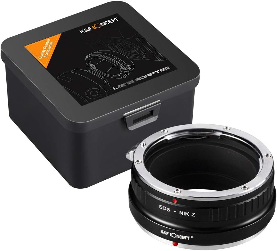 K&F Concept Manufacturer Direct Store Mount Adapter for Canon EOS Lens to Nikon Z Camera Canon EF-Nikon Z Mount Conversion Ring zf z8 Infinite Realization High Precision